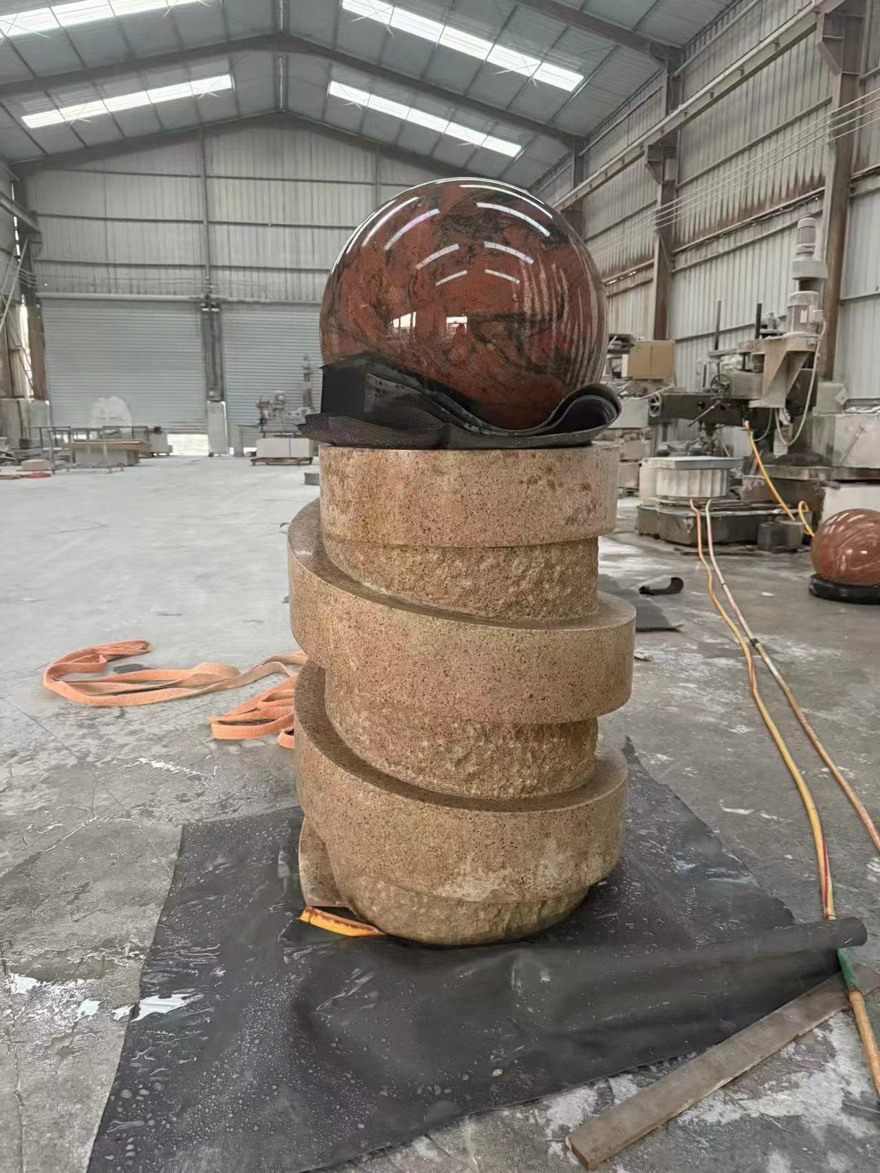 A fonte da bola foi embalada e enviada para os EUA