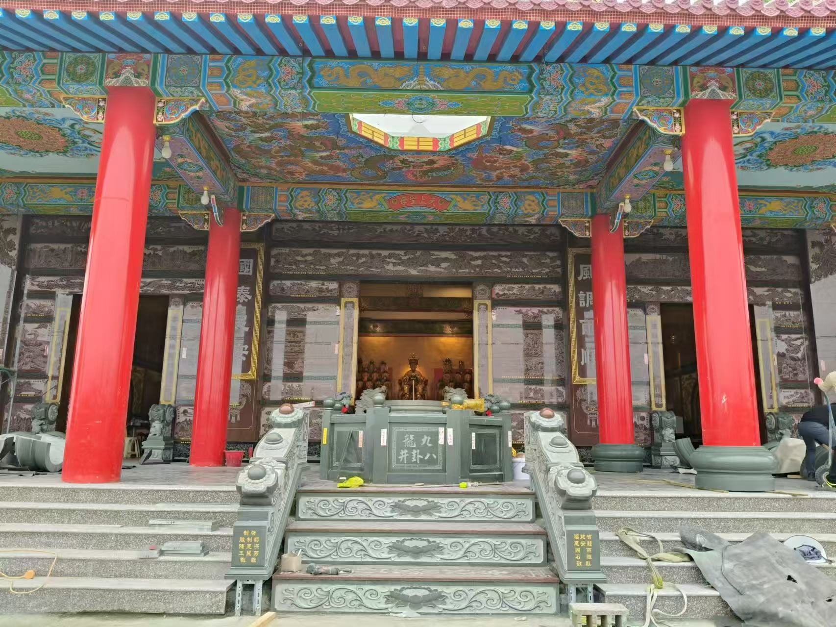 A empresa completa o projeto do templo de Mazu, expressa gratidão com presente especial