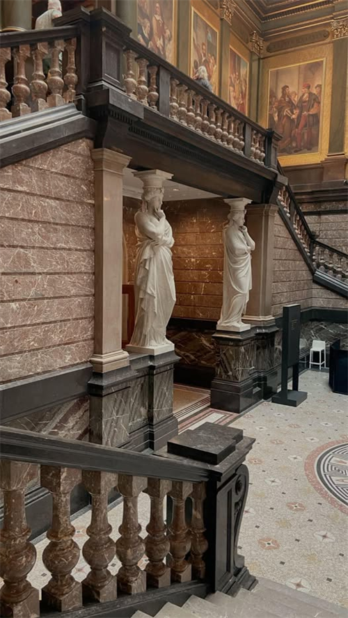 Decoração profunda leva você à arquitetura européia