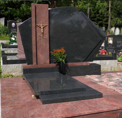 China Xingyan Modern Art Style Tombstone (incluindo Jesus Cross Decoration)