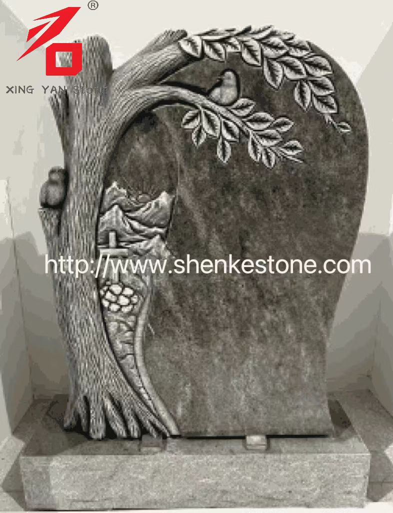 China Xingyan - Túmulo de escultura em árvores