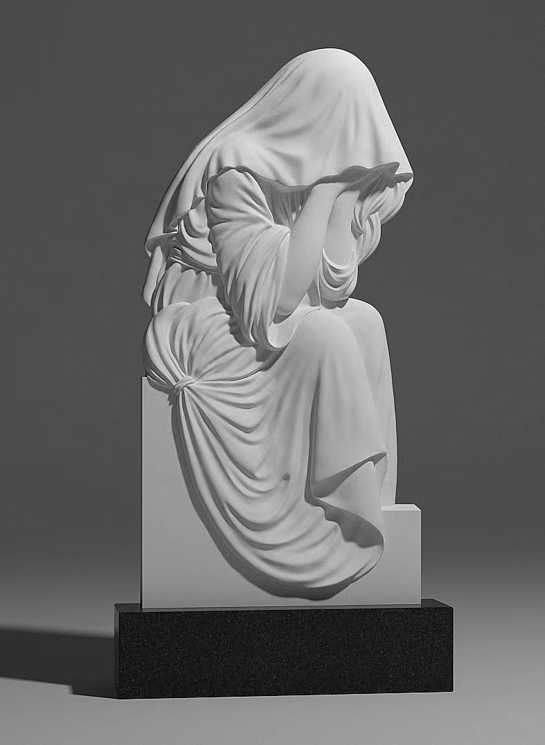 Túmulo de Arte da Madonna de Mouring Madonna, estilo russo do estilo Xingyan chinês