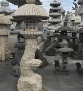 Lanternas de pedra de granito de venda quente para decoração de jardim