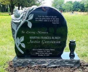 Xingyan Curvido Curvido Curvido Rosa Memorial Stone