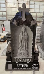 Virgem Maria Mary Tombstone de Xingyan